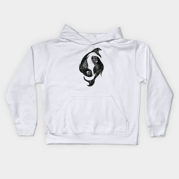 Pisces Kids Hoodie by ECMazur